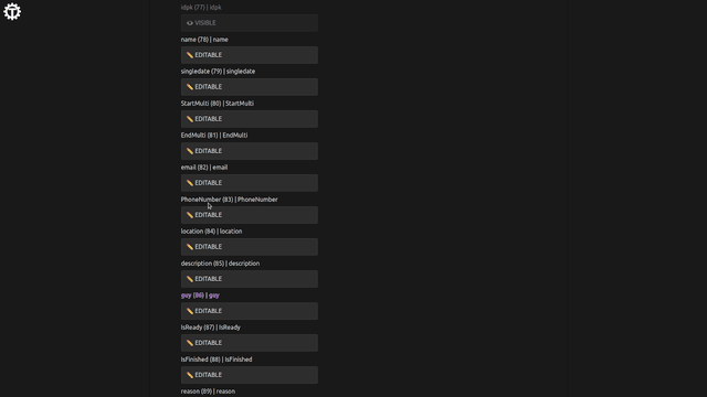 TNX API main data environment with tools and modules